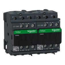 КОНТАКТОР РЕВ.3Р,9A,НО+НЗ,48В 50/60Гц, Schneider Electric LC2D09E7