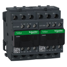 КОНТАКТОР РЕВ.3Р,25A,НО+НЗ,220В 50/60Гц, Schneider Electric LC2D25M7