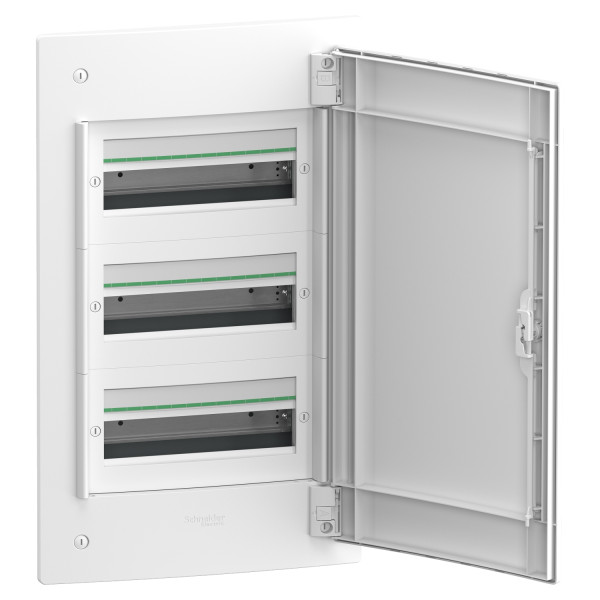 Щит розподільчий врізний, 3 ряди, 39 модулів, білі двері, PrismaSeT XS Schneider Electric LVSXN313