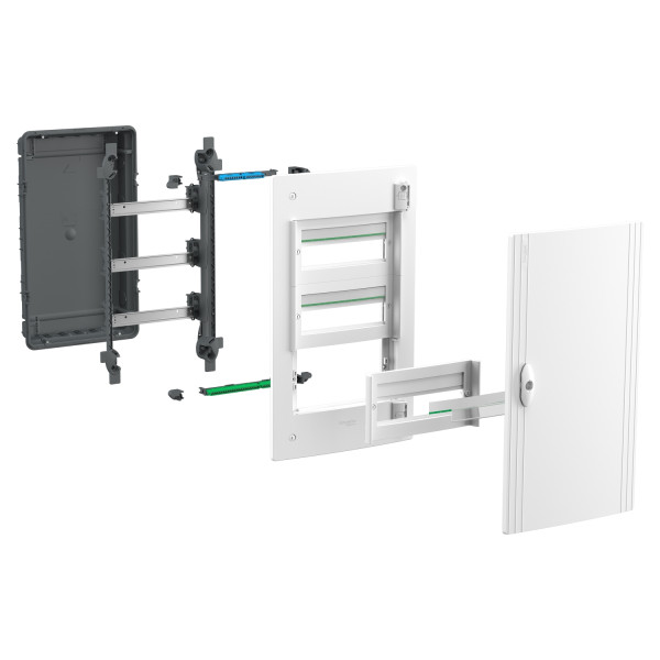 Щит розподільчий врізний, 3 ряди, 39 модулів, білі двері, PrismaSeT XS Schneider Electric LVSXN313