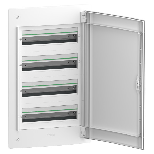 Щит розподільчий врізний, 4 ряди, 72 модулі, білі двері, PrismaSeT XS Schneider Electric LVSXN418