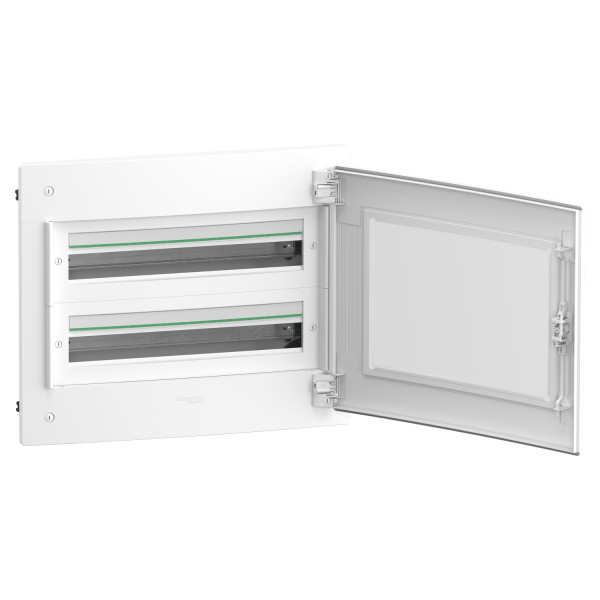 Щит розподільчий врізний, 2 ряди, 48 модулів, прозорі двері, PrismaSeT XS Schneider Electric LVSXP224