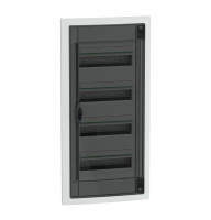 Щит розподільчий врізний, 4 ряди, 52 модулі, димчасті двері, PrismaSeT XS Schneider Electric LVSXP413