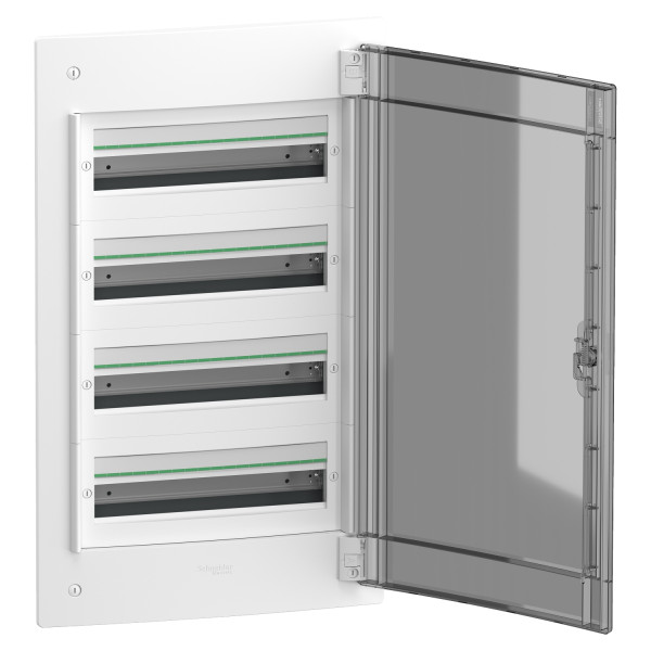 Щит розподільчий врізний, 4 ряди, 72 модулі, димчасті двері, PrismaSeT XS Schneider Electric LVSXP418
