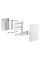Щит розподільчий навісний, 2 ряди, 36 модулів, білі двері, PrismaSeT XS Schneider Electric LVSXQ218