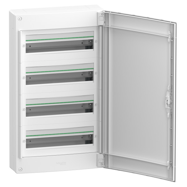 Щит розподільчий навісний, 4 ряди, 72 модулі, білі двері, PrismaSeT XS Schneider Electric LVSXQ418