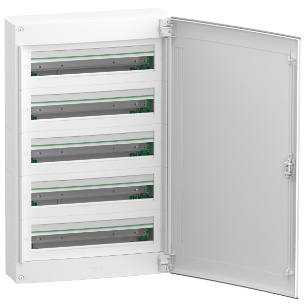 Щит розподільчий навісний, 5 рядів, 120 модулів, білі двері, PrismaSeT XS Schneider Electric LVSXQ524