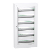 Щит розподільчий навісний, 6 рядів, 144 модулі, прозорі двері, PrismaSeT XS Schneider Electric LVSXR624
