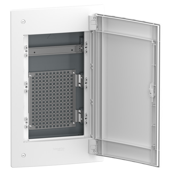 Щит мультимедійний врізний, 3 ряди, 13 модулів, білі двері, PrismaSeT XS Schneider Electric LVSXU313