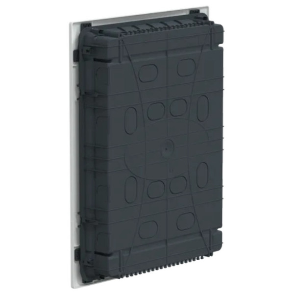 Щит мультимедійний врізний, 3 ряди, 18 модулів, білі двері, PrismaSeT XS Schneider Electric LVSXU318