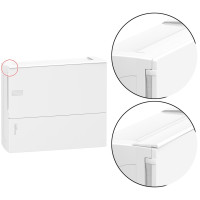 Ізоляційна заглушка для навісних корпусів ІР41 Білий пластик Schneider Electric MIP99034