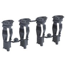 MINI PRAGMA фіксатори для Г/К 4шт. Пластикові Schneider Electric MIP99047