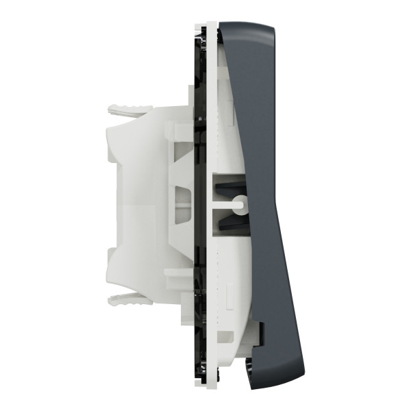 Вставка перемикача 2-клавішного Mureva Styl, IP55, Чорний, Schneider Electric MUR35019