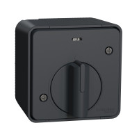 Таймер механический до 14 минут Mureva Styl, IP55, Черный, Schneider Electric MUR35067