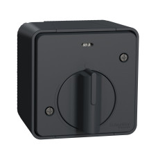 Таймер механічний до 14 хвилин Mureva Styl, IP55, Чорний, Schneider Electric MUR35067