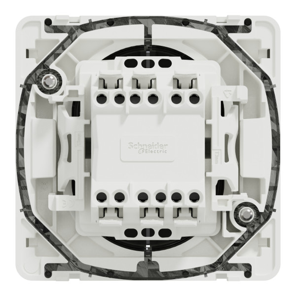 Вставка перемикача 2-клавішного Mureva Styl, IP55,Білий, Schneider Electric MUR39022