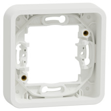 Рамка для внутрішнього монтажу 1-постова Mureva Styl, IP55,Білий, Schneider Electric MUR39107