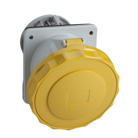Розетка панельна кутова, гвинтова, 16A, 2P+E, IP67, 100-130В, Schneider Electric PKF16F713