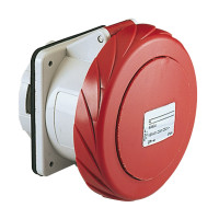 Розетка панельна пряма, гвинтова, 16А, 3P+E, IP67, 380-415В, Schneider Electric PKF16G734