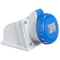 Розетка настінна, гвинтова, 16А, 2P+E, IP67, 200-250В, Schneider Electric PKF16W723