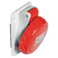 Розетка панельна кутова, гвинтова, 32А, 3P+N+E, IP67, 380-415В, Schneider Electric PKF32F735