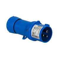 Штекерна вилка, безгвинт, 16А, 2P+E, IP44, 200-250В, Schneider Electric PKX16M423
