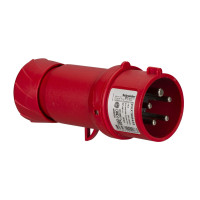 Штекерна вилка, безгвинт, 16А, 3P+N+E, IP44, 380-415В, Schneider Electric PKX16M435