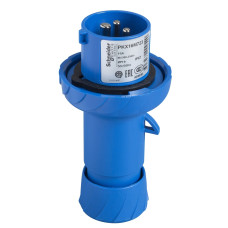 Штекерна вилка, безгвинт, 16А, 2P+E, IP67, 200-250В, Schneider Electric PKX16M723