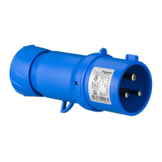 Штекерна вилка, безгвинт, 32A, 2P+E, IP44, 200-250В, Schneider Electric PKX32M423