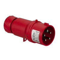 Штекерна вилка, безгвинт, 32А, 3P+N+E, IP44, 380-415В, Schneider Electric PKX32M435