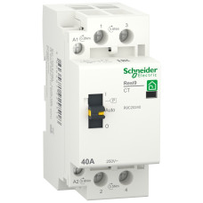 Контактор 1P+N 40A 2NO ~230В/50Гц, Resi9 Schneider Electric R9C20240