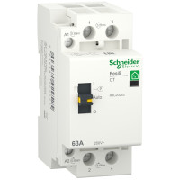Контактор 1P+N 63A 2NO ~230В/50Гц, Resi9 Schneider Electric R9C20263