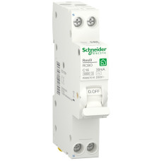 Диференційний автомат 6kA 1M 1P+N 16A C 30mA АC, Resi9 Schneider Electric R9D87616