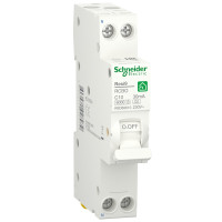 Дифференциальный автомат 6kA 1M 1P+N 10A C 30mA А, Resi9 Schneider Electric R9D88610