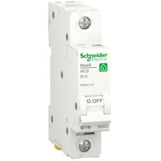 Автоматичний вимикач 6kA 1P 16A В, Resi9 Schneider Electric R9F02116