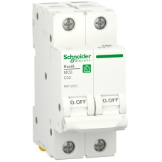 Автоматичний вимикач 6kA 2P 32A C, Resi9 Schneider Electric R9F12232