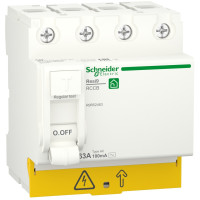 Устройство защитного отключения 4P 63A 100mA АС, Resi9 Schneider Electric R9R52463