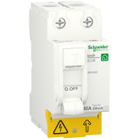 Пристрій захисного відключення 2P 40A 300mA АС, Resi9 Schneider Electric R9R54240