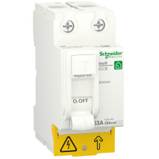 Пристрій захисного відключення 2P 63A 300mA АС, Resi9 Schneider Electric R9R54263