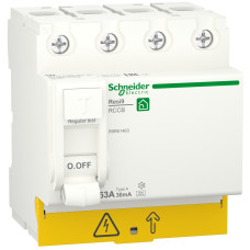 Пристрій захисного відключення 4P 63A 30mA А, Resi9 Schneider Electric R9R61463