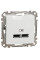 Розетка USB подвійна А+А, 2.1А, 230В, Білий, Sedna Design SDD111401