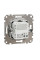Розетка USB подвійна А+А, 2.1А, 230В, Білий, Sedna Design SDD111401