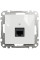 Комп'ютерна розетка RJ45, кат. 6, неекр. UTP, Білий, Sedna Design SDD111461