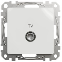 Розетка TV оконечная, 4дБ, Белый, Sedna Design SDD111471
