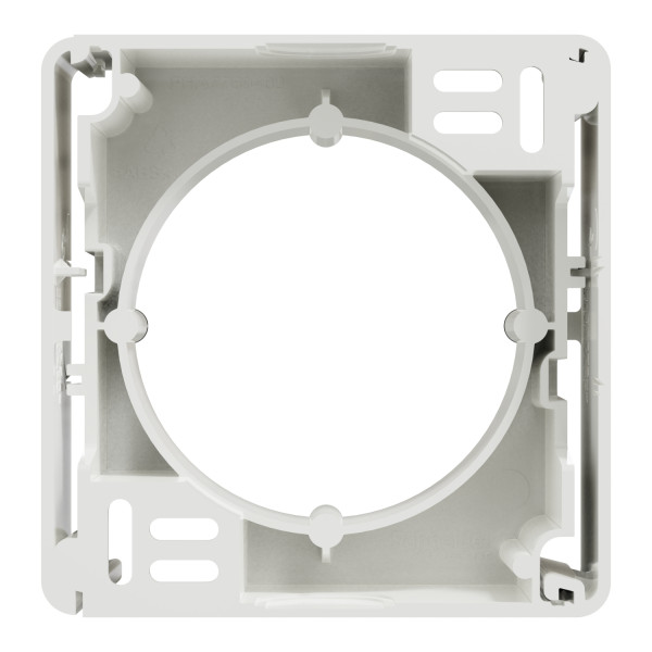Коробка для зовнішнього монтажу одиночна, Білий, Sedna Design SDD111901