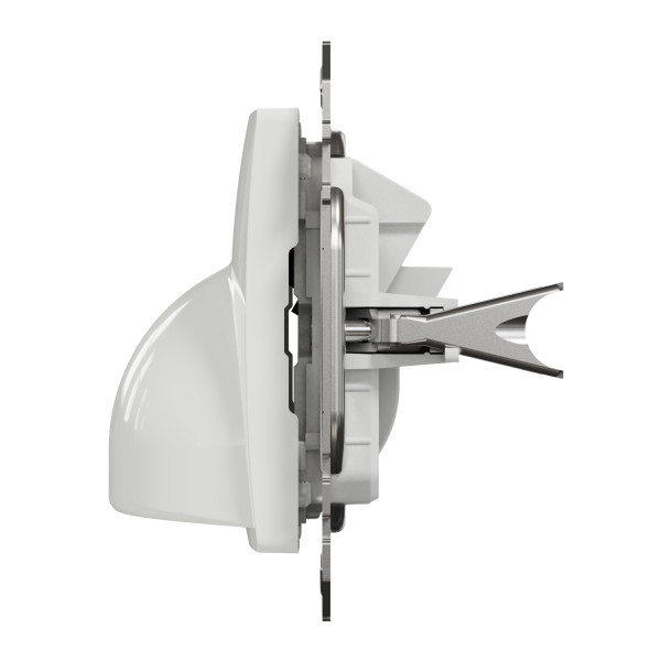 Розетка кабельна, 25А-250В, Білий, Sedna Design SDD111903