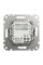 Розетка USB подвійна А+C, 2.4А, 230В, Бежевий, Sedna Design SDD112402