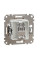Розетка TV кінцева, 4дБ, Бежевий, Sedna Design SDD112471