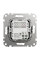 Розетка USB подвійна А+А, 2.1А, 230В, Алюміній, Sedna Design SDD113401