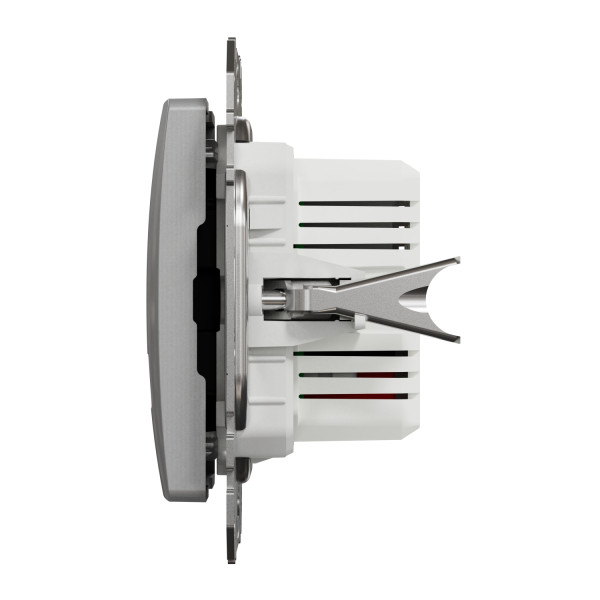 Розетка USB подвійна А+А, 2.1А, 230В, Алюміній, Sedna Design SDD113401